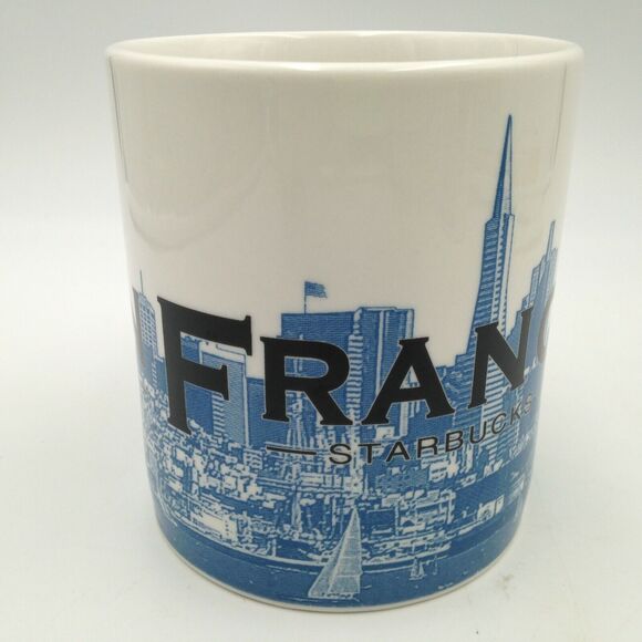 Starbucks San Francisco Skyline Series One Large Mug Cup Barista 2002 - Picture 3 of 8